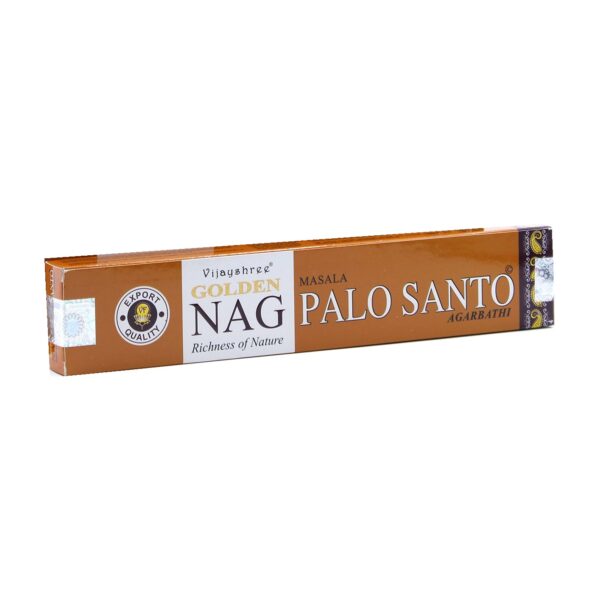 Paquete de incienso Golden Nag Palo Santo de 15 g, de color naranja